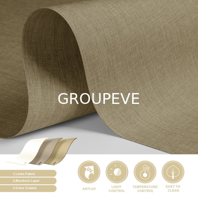 comprar Tejidos para persianas enrollables horizontales de interior, impermeables, lisos, 100% poliéster Fabricación en línea