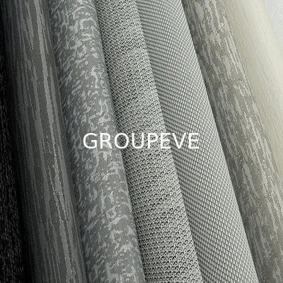 comprar High Draping 380GSM 3M Width Jacquard Sunshade Blackout Roller Blinds Fabric for Home and Office Fabricación en línea