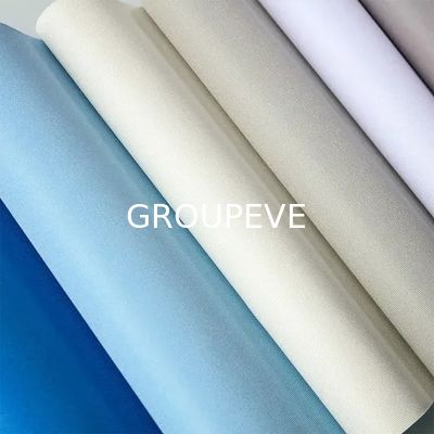 comprar 340GSM Blackout Roller Shade Fabric for French Window with Upper Open Mechanism Fabricación en línea
