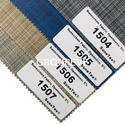 Tejido de pantalla para persianas enrollables opacas, persiana enrollable solar, tejido de protección solar