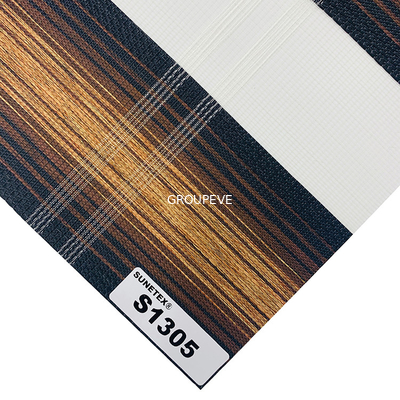 Un buen precio. la cebra dual del rodillo 185gsm ciega la anchura los 2.6m 3M de la tela semi que sombrea en línea