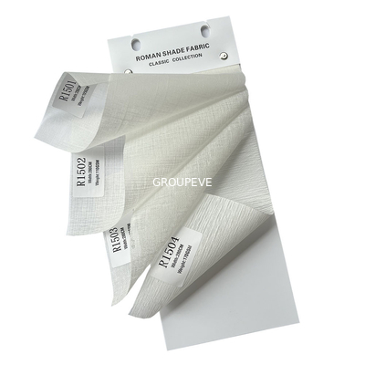 Un buen precio. Rodillo negro superior 100% de la cortina del poliéster hacia fuera Roman Blind Fabric Window Decoration en línea