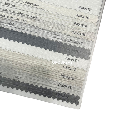 Un buen precio. Apagón texturizado Cortina Roller Sunscreen de la sombra de ventana de la tela de las persianas del poliéster de Fabricante en línea