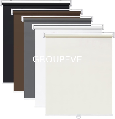 Un buen precio. 160 g/m2 100% Poliéster Roller Blinds Oscurecimiento Tejido de poliéster Anti UV en línea