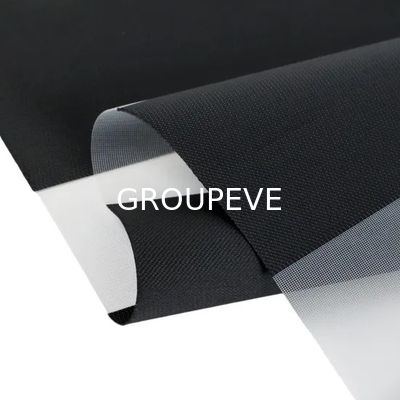 Un buen precio. 425GSM 100% Polyester Zebra Blinds Fabric with 100% Blackout for French Windows en línea