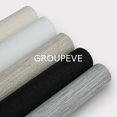 Un buen precio. 360GSM 2.5M/3M Width Horizontal Polyester Roller Blinds Fabric for French Window en línea