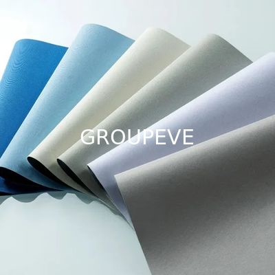 Un buen precio. Plain Water Proof High Flatness 380GSM 3M Width Polyester Roller Blinds Fabric for French Window en línea