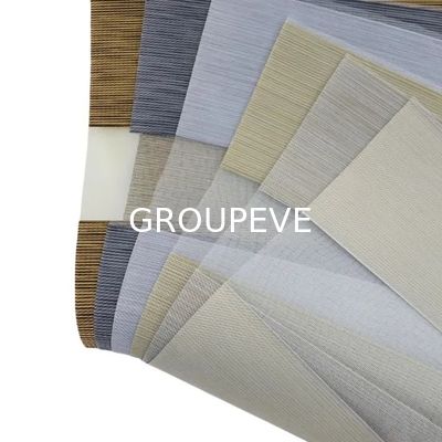 Un buen precio. 425GSM Zebra Blinds Fabric with 1 Roll MOQ and Customizable Color for Office or Home Sunshade en línea