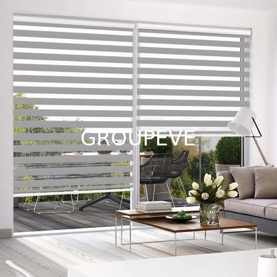 Un buen precio. Tejido de lujo coreano para persianas cebra con transparencia de 50 mm y repetición de tamaño, solidez del color grado 7-8 y 0% de sustancias peligrosas en línea