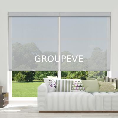 Un buen precio. persianas de ventana de PVC de sol impreso ancho máximo de sombras de rodillos de habitación oscurecimiento de las persianas de tela en la ventana en línea