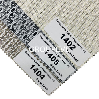 Un buen precio. Tejido para persiana enrollable de poliéster PVC, apertura 4%, parasol, pantalla solar, tejido protector solar en línea