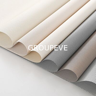 Un buen precio. 10% de transparencia impermeable retardante de llamas protector solar de tela Roller ciego de pantalla solar de tela en línea