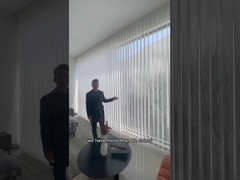 La puerta deslizante vertical ciega la cortina de ventana veneciana para la aislamiento