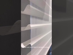 El rodillo superior sombrea semi la cebra de la protección solar del apagón ciega la tela para el hogar