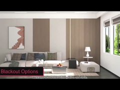 100 Semi-escurecimiento protector solar de tejido de cebra persianas de ventana sombreados de tejido de escurecimiento