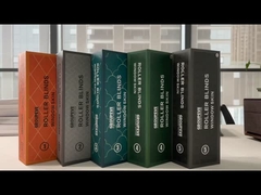 Tejidos para persianas para ventanas con recubrimiento blanco 100% oscurecido