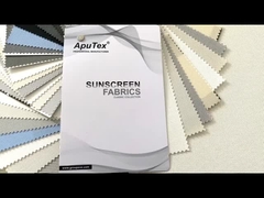 Material grueso pesado incombustible de las persianas de rodillo del PVC de la tela de la protección solar de la fibra de vidrio