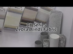 Decoración de ventanas Doble capa doble apagado sombrilla de día y noche tejidos ciegos de cebra para hotel