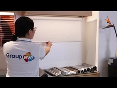 Tejido ciego de poliéster impermeable de crema gris 140 gm